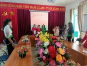 Chi bộ Trường MN số 1 xã Pá Khoang tổ chức Lễ kết nạp cho Đảng viên mới